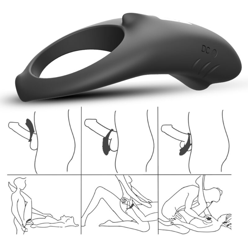 Armony For Him-Shark Ring Vibrator für Paare mit Fernbedienung · Sextoys (Bild 3)