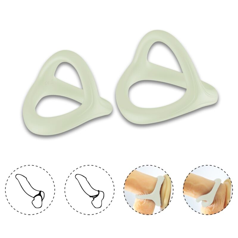 Armony For Him-Doppel Ring in Silikon Luminoso · Sextoys (Bild 3)