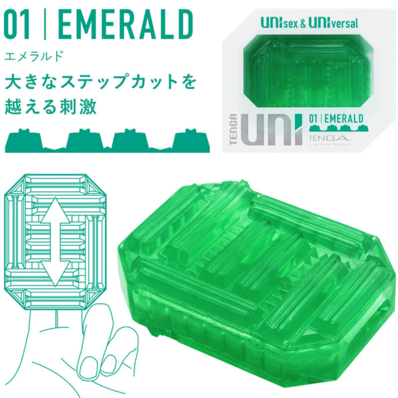 Tenga-Uni Smaragd Finger Masturbation · Sextoys (Bild 4)