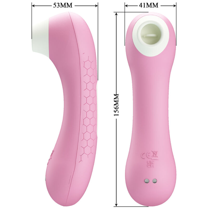 Romance-Staubsauger Emerald Pink-Silikon, 7 Geschwindigkeiten · Vibratoren (Bild 4)