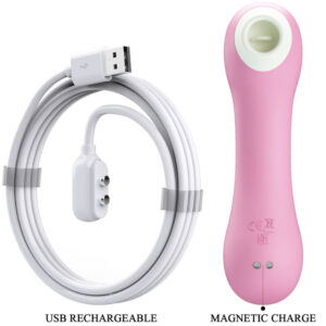 Romance-Staubsauger Emerald Pink-Silikon, 7 Geschwindigkeiten · Vibratoren (Bild 5)