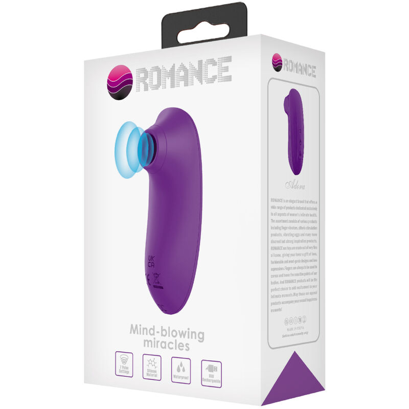 Romance-Andora Mini Violet Stimulator Klitoris-Silizium, 7 Geschwindigkeiten · Vibratoren (Bild 5)