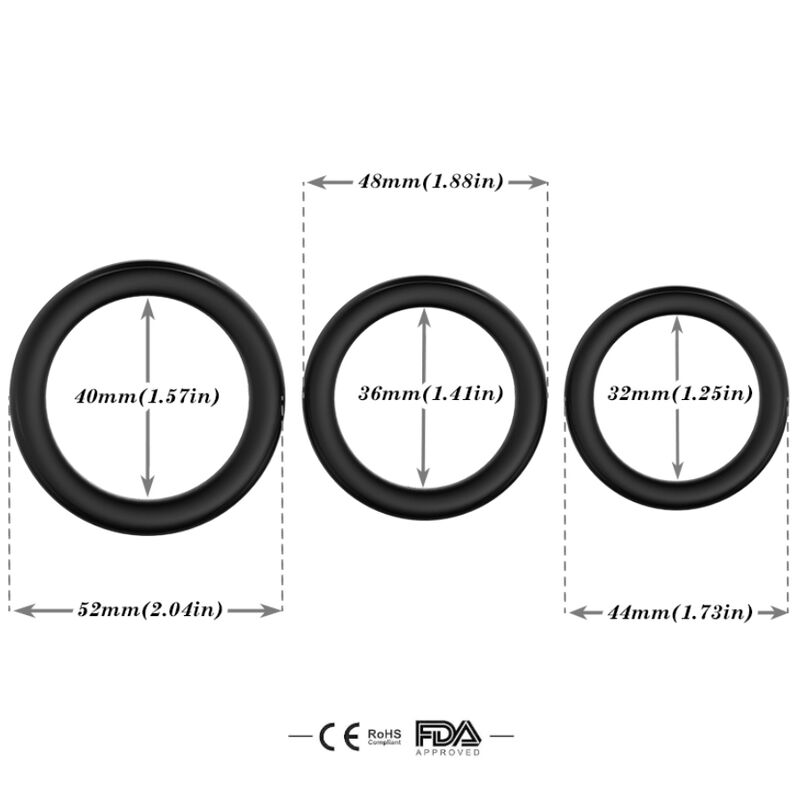 Armony For Him-Dreifach Silikon Ring Hell · Sextoys (Bild 4)
