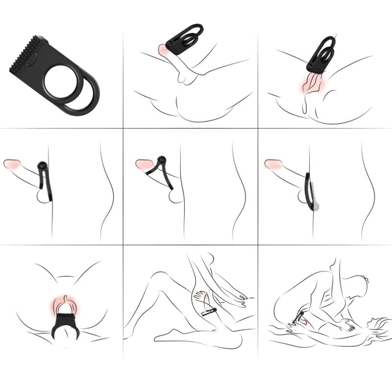 Armony For Him-Twins Ring Vibrator Doppel für Paar · Sextoys (Bild 3)