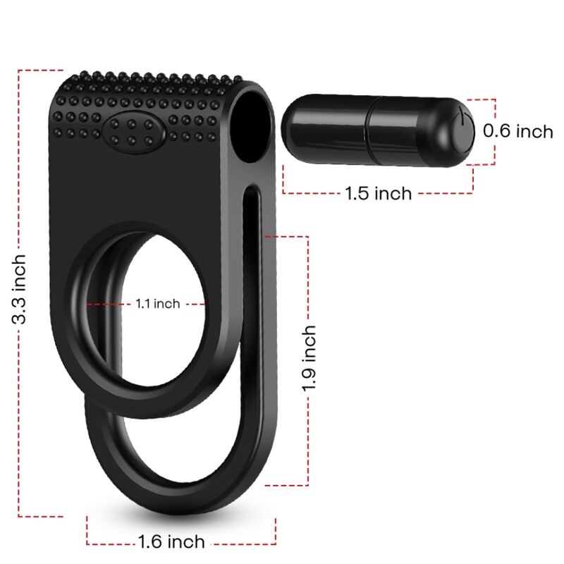 Armony For Him-Twins Ring Vibrator Doppel für Paar · Sextoys (Bild 2)