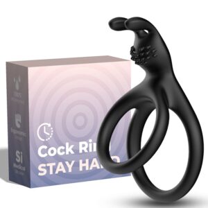 Armony For Him-Tensy Double Rabbit Ring Schwarz-Silikon · Sextoys (Bild 3)