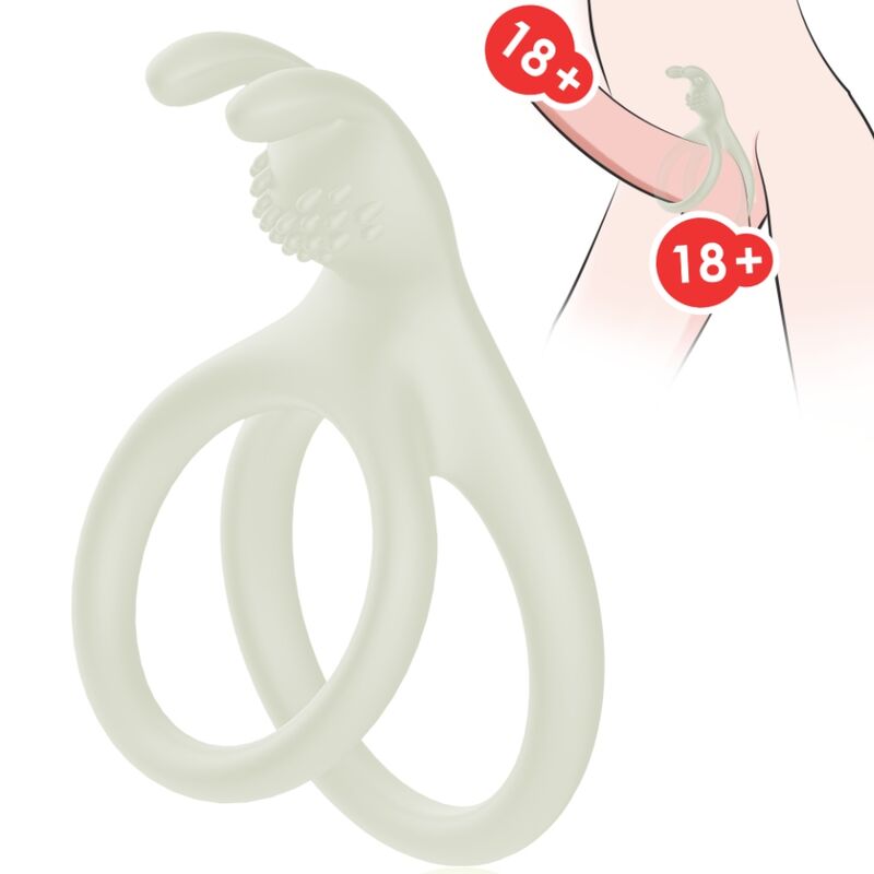Armony For Him-Tensy Double Rabbit Ring Luci-Silikon · Sextoys (Bild 3)