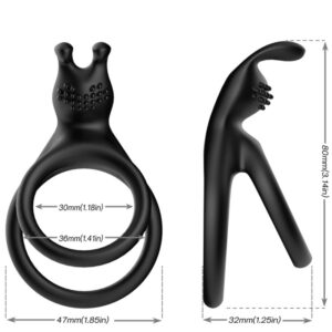 Armony For Him-Tensy Double Rabbit Ring Luci-Silikon · Sextoys (Bild 2)