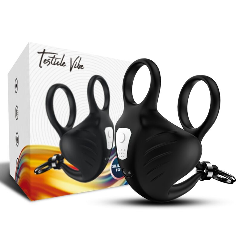 Armony For Him-Skroktring Vibrator Schwarz-Silikon, 10 · Sextoys (Bild 4)