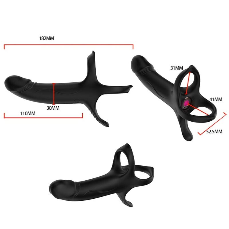 Armony For Him-Dildo mit Ring und Vibrator mit Fernbedienung · Sextoys (Bild 3)