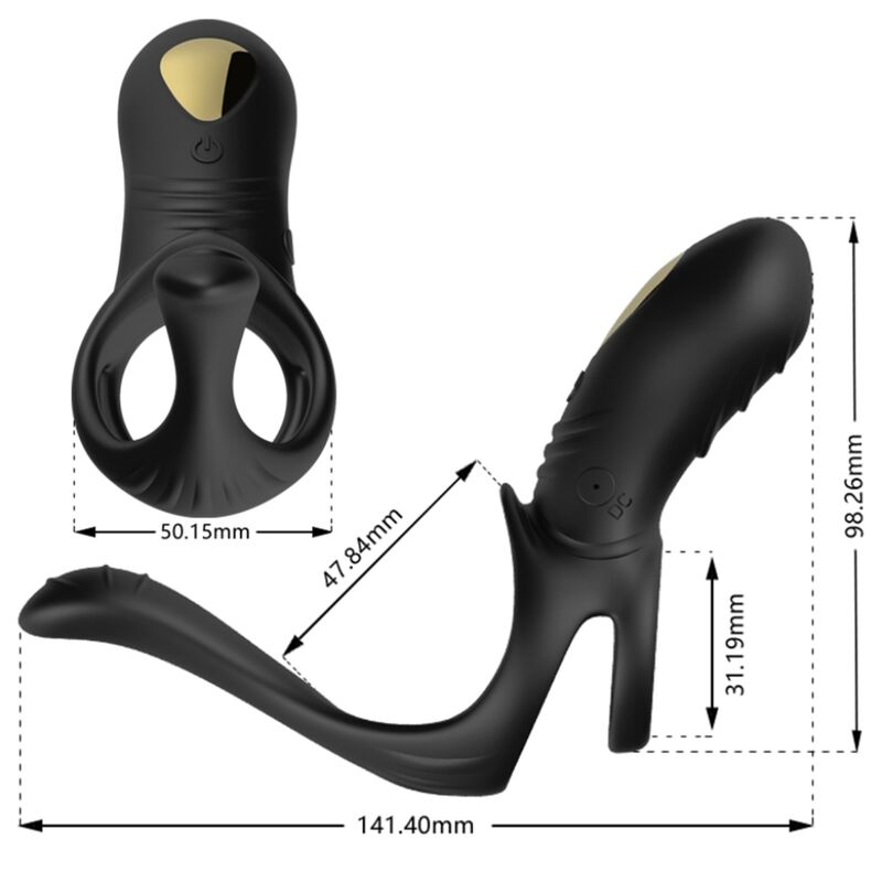 Armony For Him-Joy Jumper Ring Vibrator für Paar und Plug · Sextoys (Bild 2)