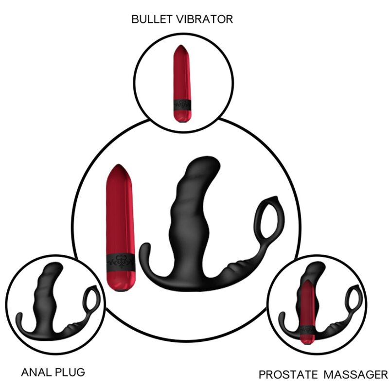 Armony Anal-Knight Vibrator Anal Prostata & Ring mit Fernbedienung · Sextoys (Bild 3)