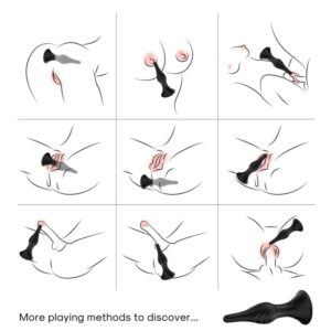 Armony Anal-Vibrator & Analplug mit Fernbedienung Schwarz-Silikon · Sextoys (Bild 3)