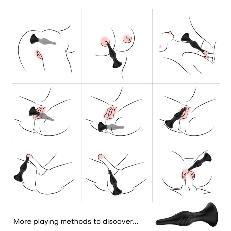 Armony Anal-Vibrator & Analplug mit Fernbedienung Schwarz-Silikon · Sextoys (Bild 3)