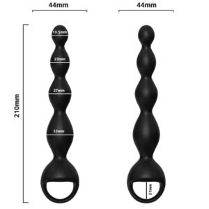 Armony Anal-Vibrator anal Schwarz-Silikon, 10 Geschwindigkeiten · Sextoys (Bild 4)