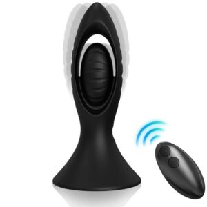 Armony Anal-Vibrator und Analplug aus Silikon Schwarz-10 Geschwindigkeiten · Sextoys