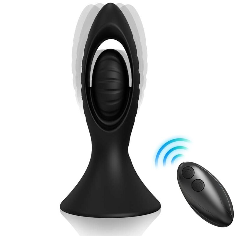 Armony Anal-Vibrator und Analplug aus Silikon Schwarz-10 Geschwindigkeiten · Sextoys