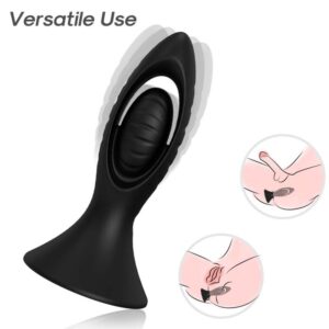 Armony Anal-Vibrator und Analplug aus Silikon Schwarz-10 Geschwindigkeiten · Sextoys (Bild 4)