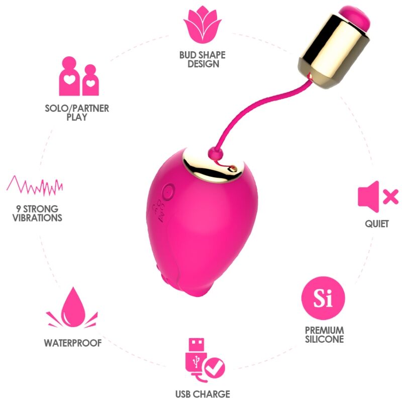 Armony Stimulators-Mandala Egg Vibrator G-Spot mit Fernbedienung · Vibratoren (Bild 5)