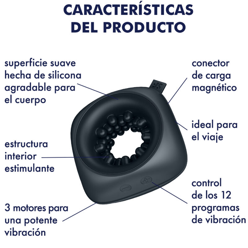 Satisfyer Ring-Ring Stroker Masturbator und Vibrator-Silikon, 12 · Sextoys (Bild 4)