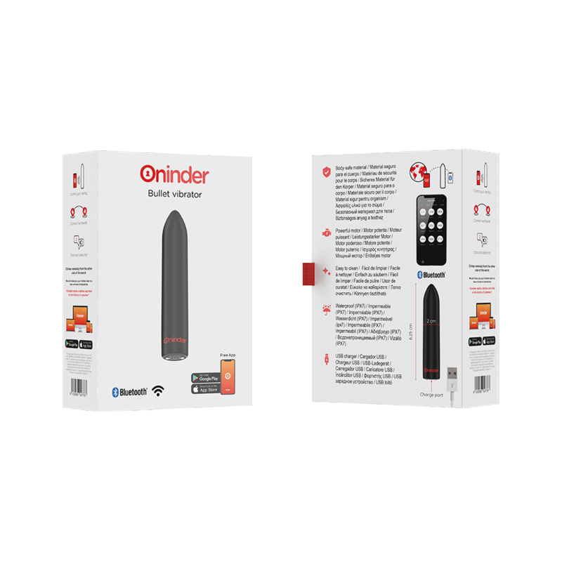 Oninder-Berlin Bullet Vibrator Schwarz 9 Modi 8.5 X 2 cm · Vibratoren (Bild 8)