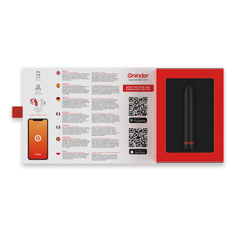 Oninder-Berlin Bullet Vibrator Schwarz 9 Modi 8.5 X 2 cm · Vibratoren (Bild 6)