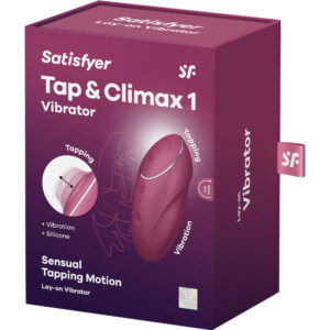 Satisfyer-Tap & Climax 1 Silikon Vibrator Lay-on · Vibratoren (Bild 4)