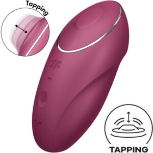 Satisfyer-Tap & Climax 1 Silikon Vibrator Lay-on · Vibratoren
