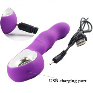 Armony-Anna Vibrator mit Ring-Silikon, 10 Geschwindigkeiten, Wiederaufladbar, USB · Vibratoren (Bild 4)