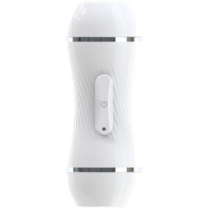 Armony-Double Vagina und Ano Vibrator Masturbator Weiß-TPE, 12 Geschwindigkeiten · Sextoys (Bild 4)