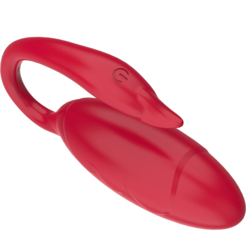 Armony-Vibrator Vogel für Paar Rot-Silikon, 7 Geschwindigkeiten · Vibratoren (Bild 2)