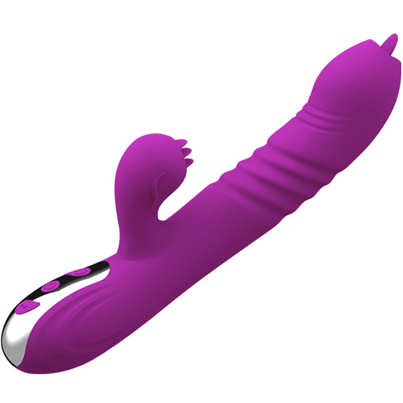 Armony-Fairy Multifunktionsvibrator Doppelzunge Violett Effekt