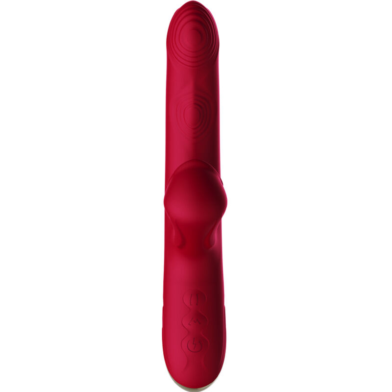 Armony-Bump Vibrator und Saugnapf Modell 1 Burgund-Silikon, 12 Geschwindigkeiten · Vibratoren (Bild 5)