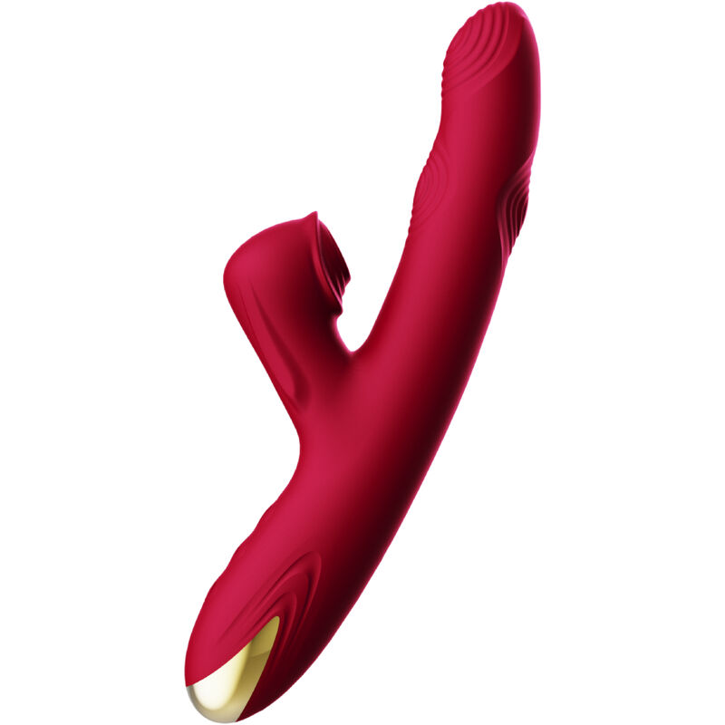 Armony-Bump Vibrator und Saugnapf Modell 1 Burgund-Silikon, 12 Geschwindigkeiten · Vibratoren (Bild 2)
