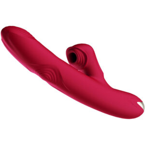 Armony-Bump Vibrator und Sauger Modell 1 Bordeaux-Silikon, 12 Stufen