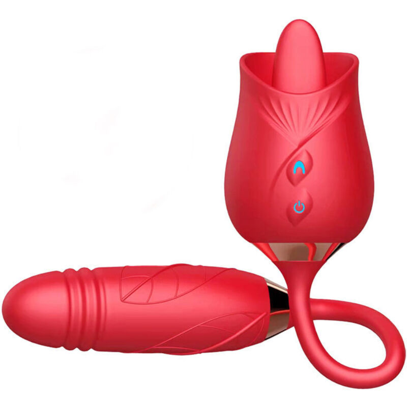 Armony-Delight Blume Vibrator mit Rot-Sprache · Vibratoren (Bild 2)