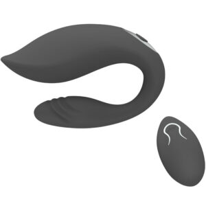 Armony-Martha Paarvibrator Schwarz, Fernbedienung-Silikon