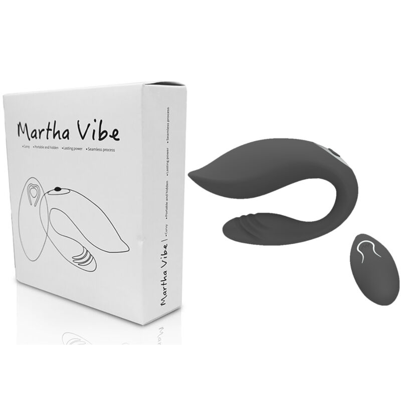 Armony-Martha Vibrator für Paar Schwarz, Fernbedienung-Silikon · Vibratoren (Bild 3)