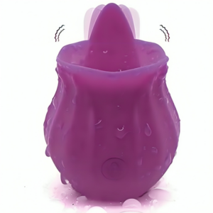 Armony-Fig Vibrator mit Zunge-Silikon, 10 Stufen