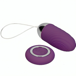 Armony-Jiuuy Genopptes Vibro-Ei mit Fernbedienung Violett-Silikon