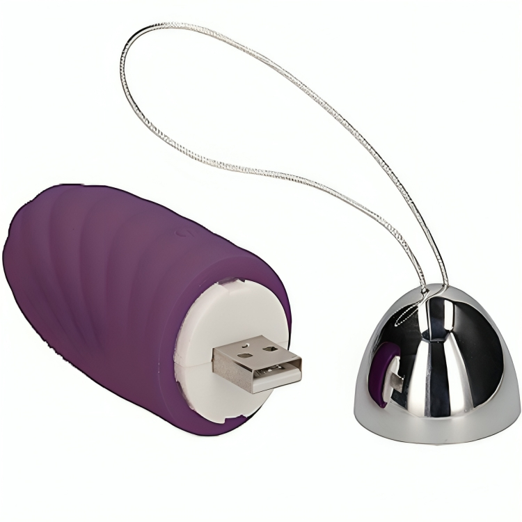 Armony-Jiuuy Ei Vibrator Granulat mit Fernbedienung Violet-Silikon · Vibratoren (Bild 2)