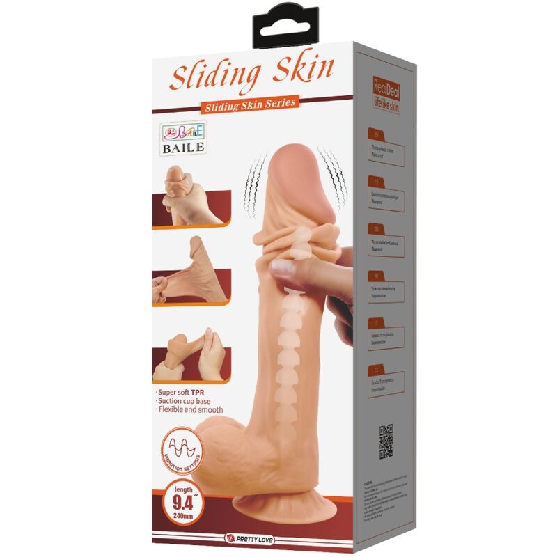 Dildos-Sliding Skin Series Dildo Realistic mit Saugnapf · Sextoys (Bild 4)
