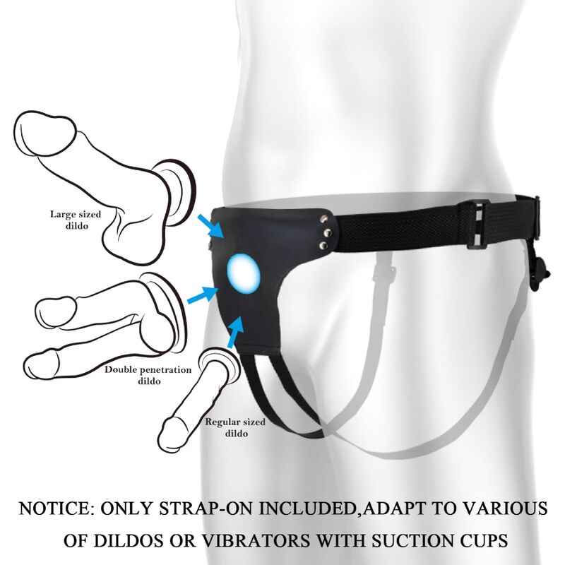 Harness Collection-Love Spell Harness Einstellbar mit Bretella · Strap-on & Harness (Bild 3)