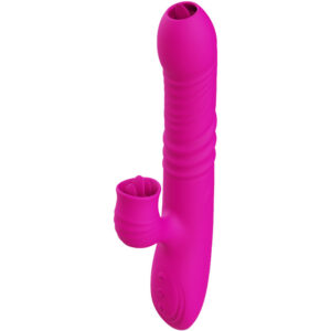 Armony-Fanny Multifunktionsvibrator mit Doppelzunge, Fuchsia