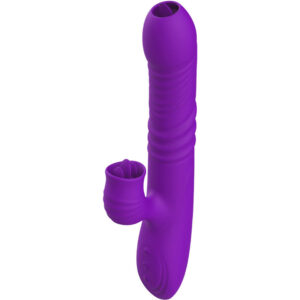 Armony-Rabbit-Vibrator Fully G-spot mit Stimulierender Zunge, Violett