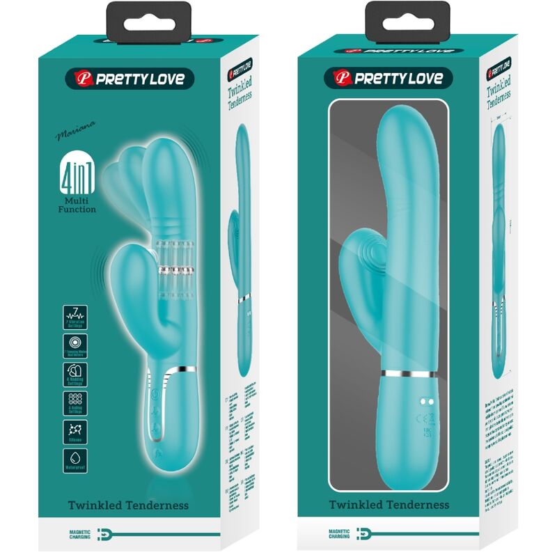 High Tech-Vibrator Multifunktions-Rabbit G-Spot Aqua · Vibratoren (Bild 4)