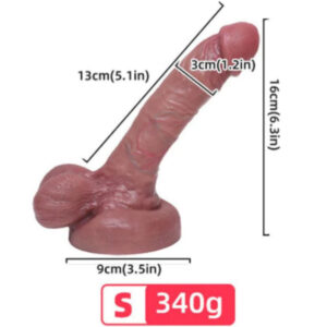 Armony-Dildo Realistisch in Silikon Flüssigkeit 13 cm · Sextoys (Bild 4)