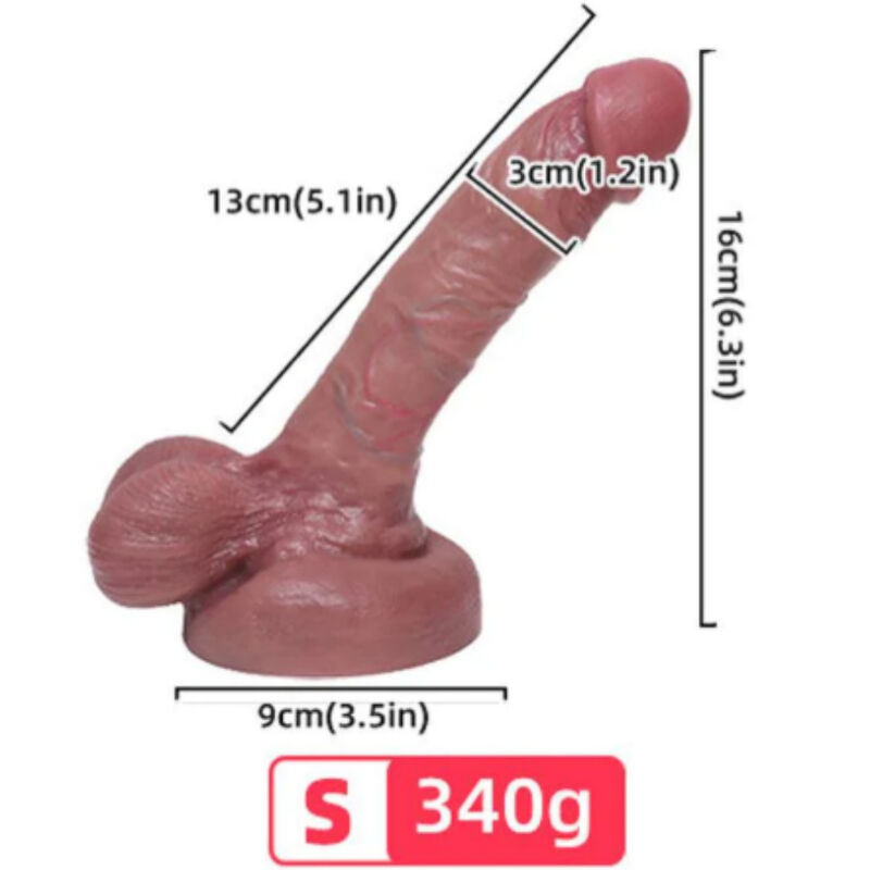 Armony-Dildo Realistisch in Silikon Flüssigkeit 13 cm · Sextoys (Bild 4)
