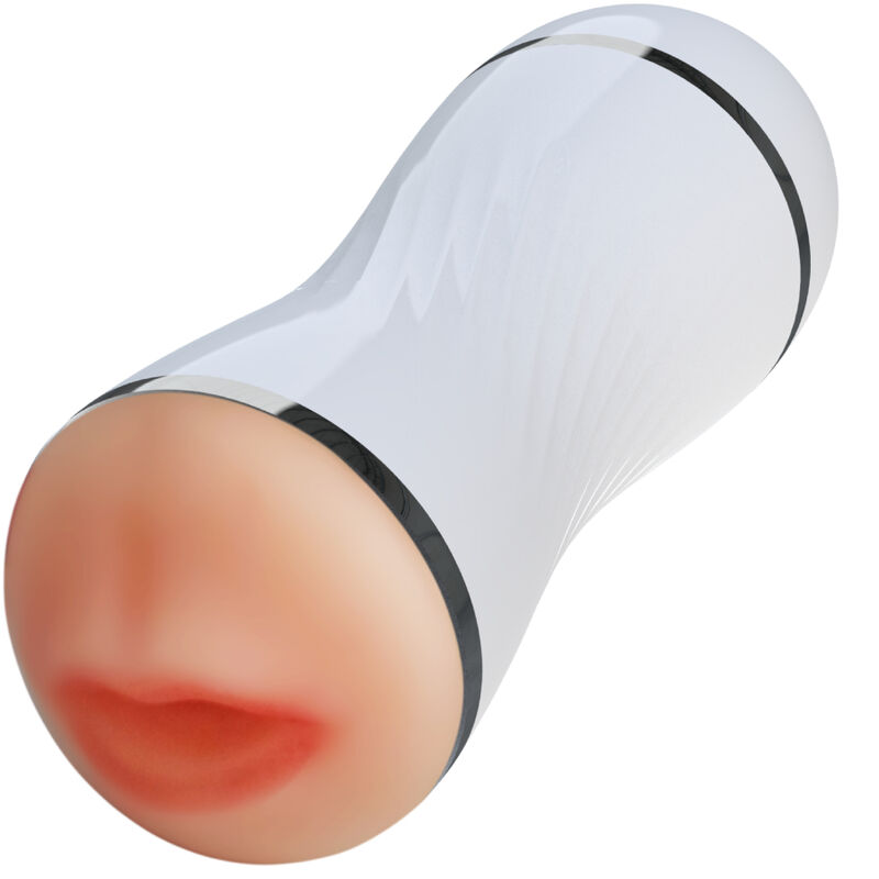 Armony-Masturbator Doppel Vagina und Mund, Weiß-TPE · Sextoys (Bild 3)