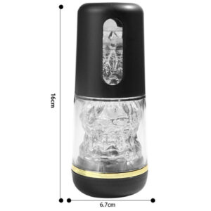 Armony-Masturbator Laptop Schwarz-TPE · Sextoys (Bild 5)